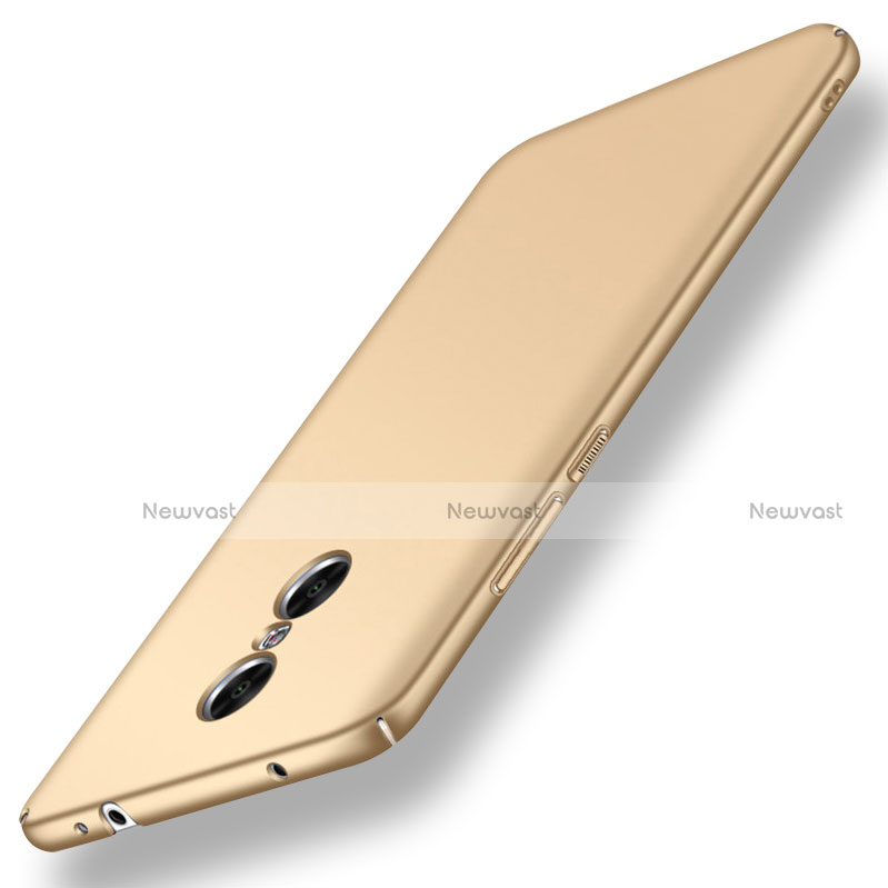 Hard Rigid Plastic Matte Finish Case Back Cover M02 for Xiaomi Redmi Pro Gold