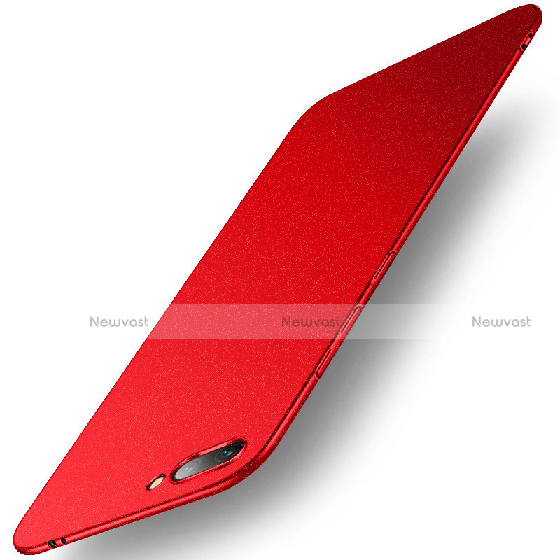 Hard Rigid Plastic Matte Finish Case Back Cover M03 for Huawei Honor 10 Red