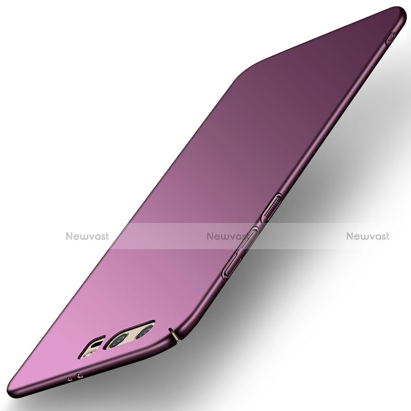 Hard Rigid Plastic Matte Finish Case Back Cover M03 for Huawei Honor 9 Premium Purple