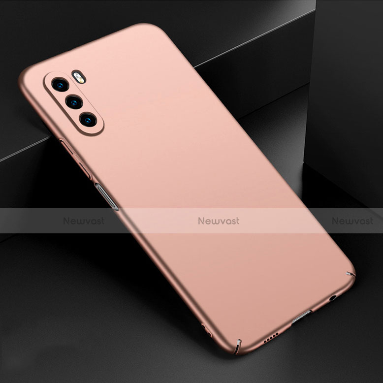 Hard Rigid Plastic Matte Finish Case Back Cover M03 for Huawei Mate 40 Lite 5G Rose Gold