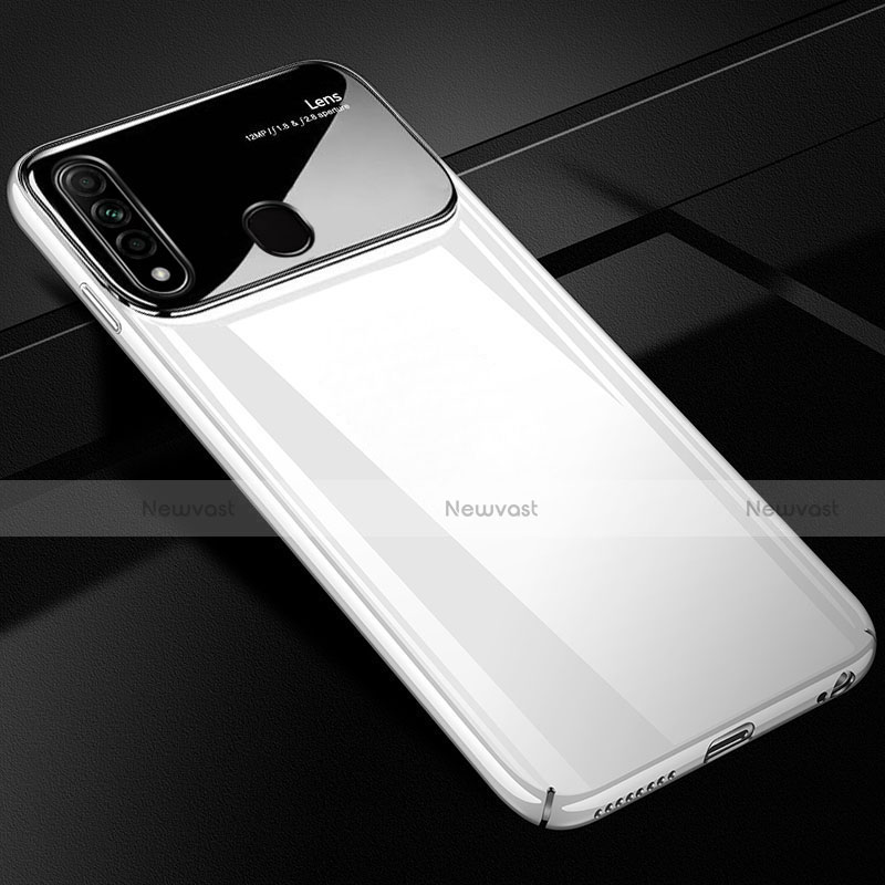 Hard Rigid Plastic Matte Finish Case Back Cover M03 for Oppo A8 White