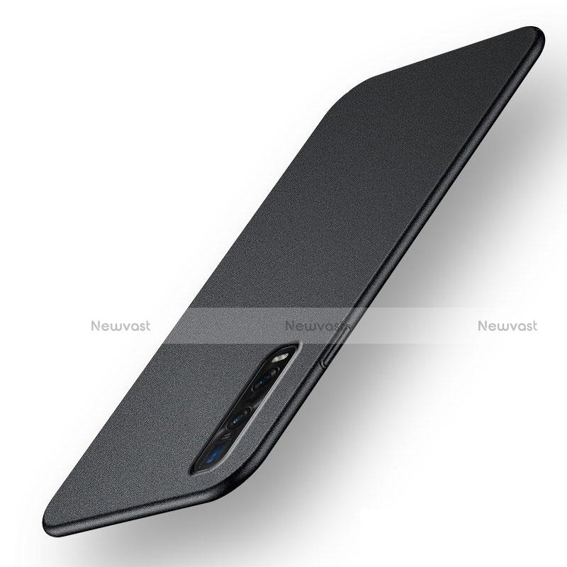 Hard Rigid Plastic Matte Finish Case Back Cover M03 for Oppo Find X2 Pro Black