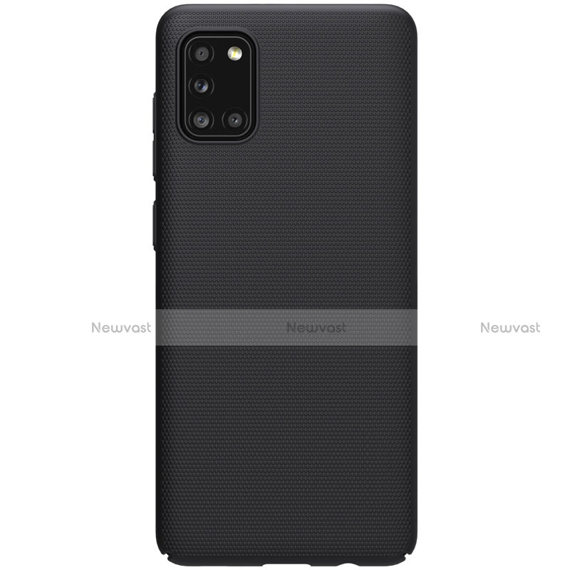 Hard Rigid Plastic Matte Finish Case Back Cover M03 for Samsung Galaxy A31 Black