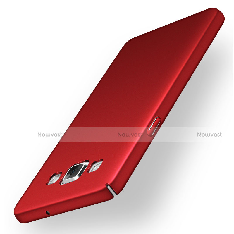 Hard Rigid Plastic Matte Finish Case Back Cover M03 for Samsung Galaxy A5 SM-500F Red