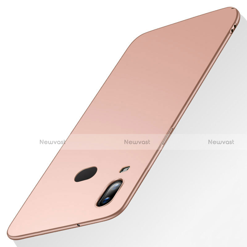 Hard Rigid Plastic Matte Finish Case Back Cover M03 for Samsung Galaxy A6s Rose Gold