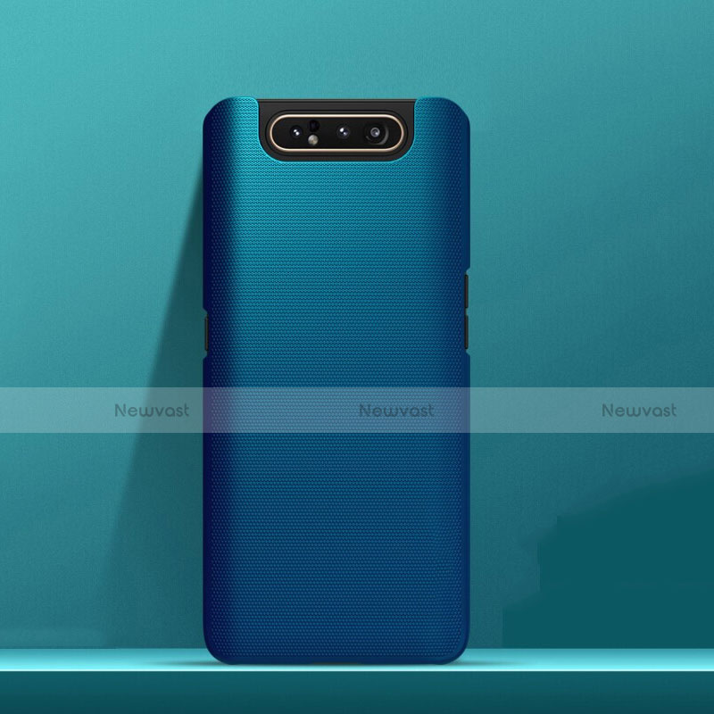 Hard Rigid Plastic Matte Finish Case Back Cover M03 for Samsung Galaxy A90 4G Blue