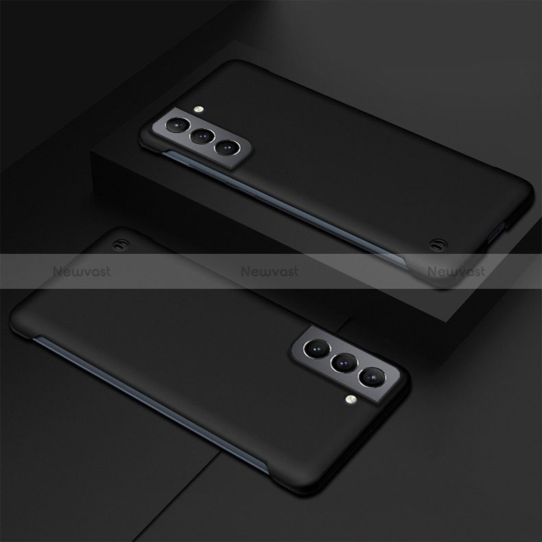 Hard Rigid Plastic Matte Finish Case Back Cover M03 for Samsung Galaxy S24 Plus 5G Black