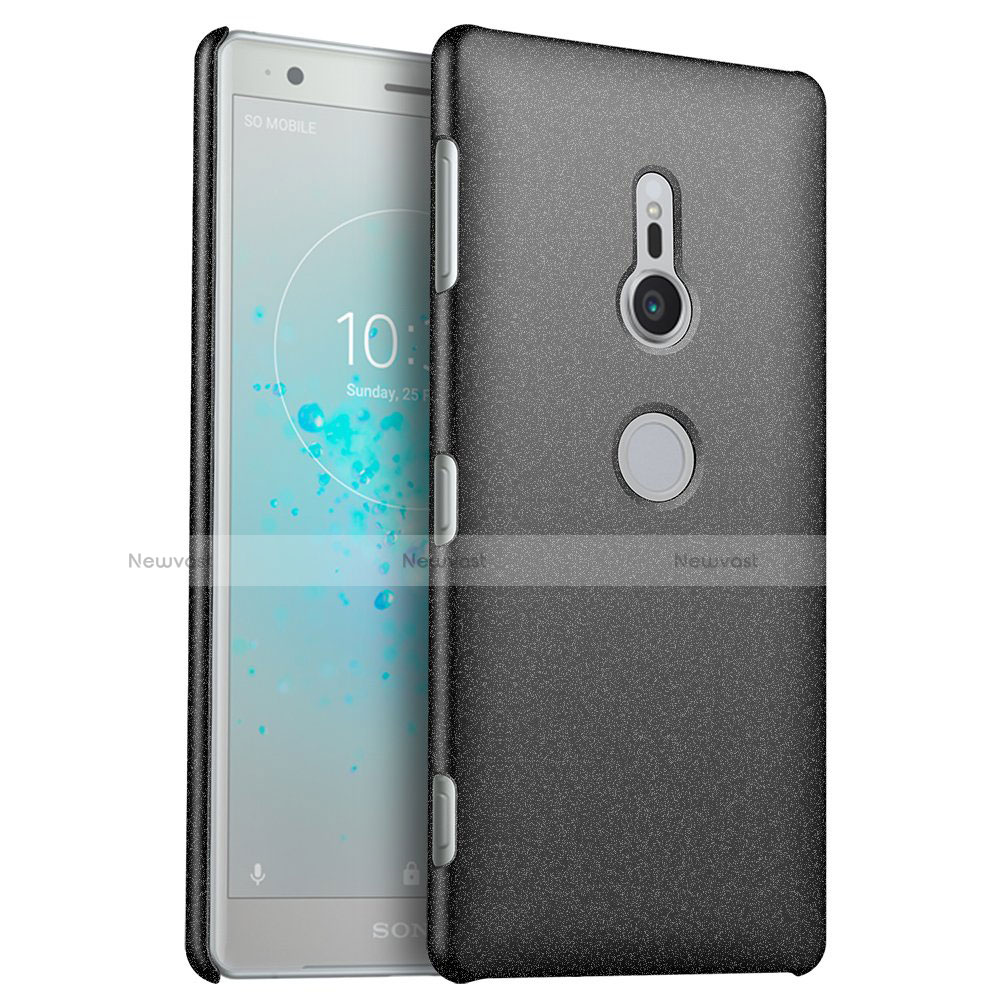 Hard Rigid Plastic Matte Finish Case Back Cover M03 for Sony Xperia XZ2 Gray