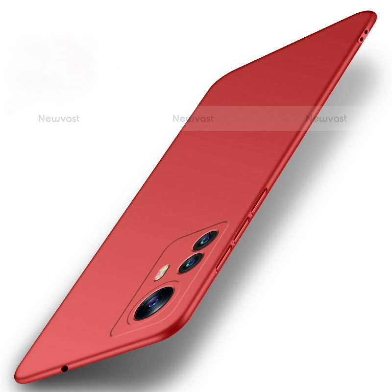 Hard Rigid Plastic Matte Finish Case Back Cover M03 for Xiaomi Mi 12S 5G Red