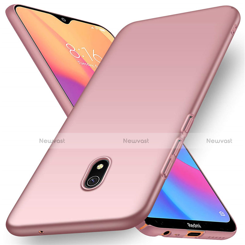 Hard Rigid Plastic Matte Finish Case Back Cover M03 for Xiaomi Redmi 8A Rose Gold