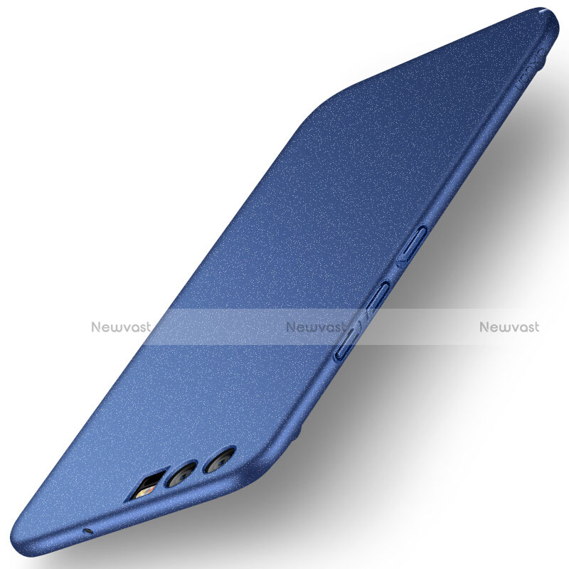 Hard Rigid Plastic Matte Finish Case Back Cover M04 for Huawei P10 Blue