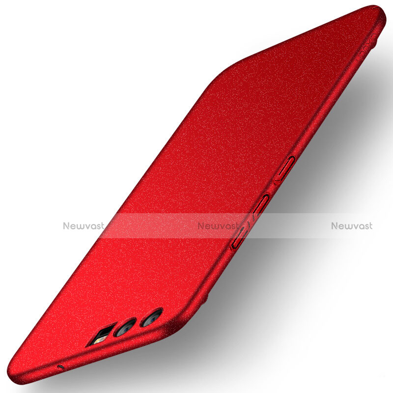 Hard Rigid Plastic Matte Finish Case Back Cover M04 for Huawei P10 Red