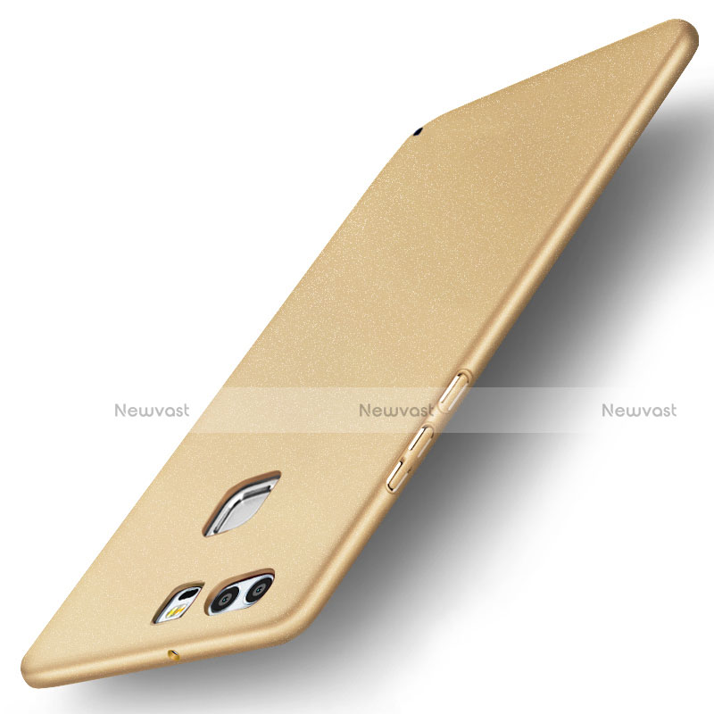 Hard Rigid Plastic Matte Finish Case Back Cover M04 for Huawei P9 Gold