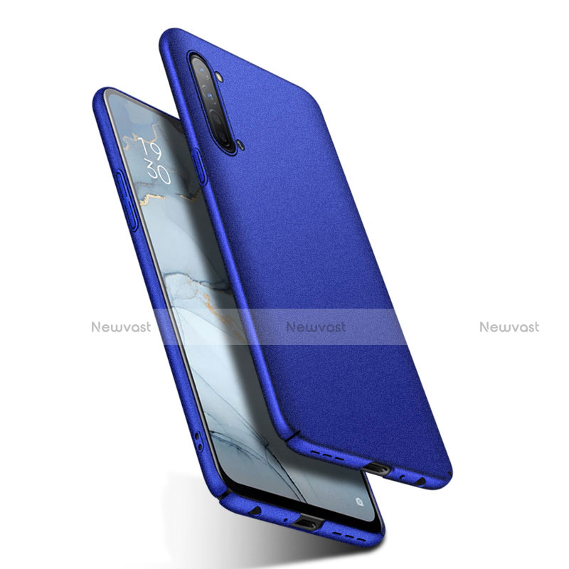 Hard Rigid Plastic Matte Finish Case Back Cover M04 for Oppo F15 Blue