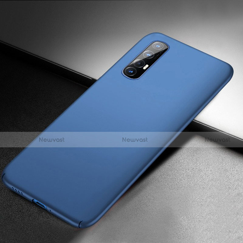 Hard Rigid Plastic Matte Finish Case Back Cover M04 for Oppo Reno3 Pro Blue