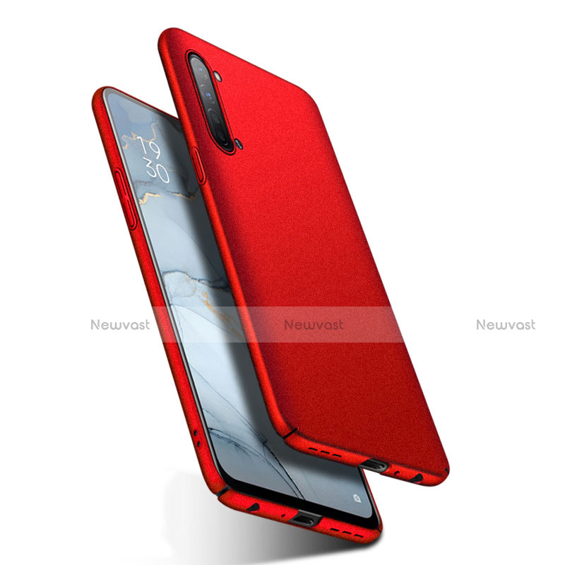 Hard Rigid Plastic Matte Finish Case Back Cover M04 for Oppo Reno3 Red