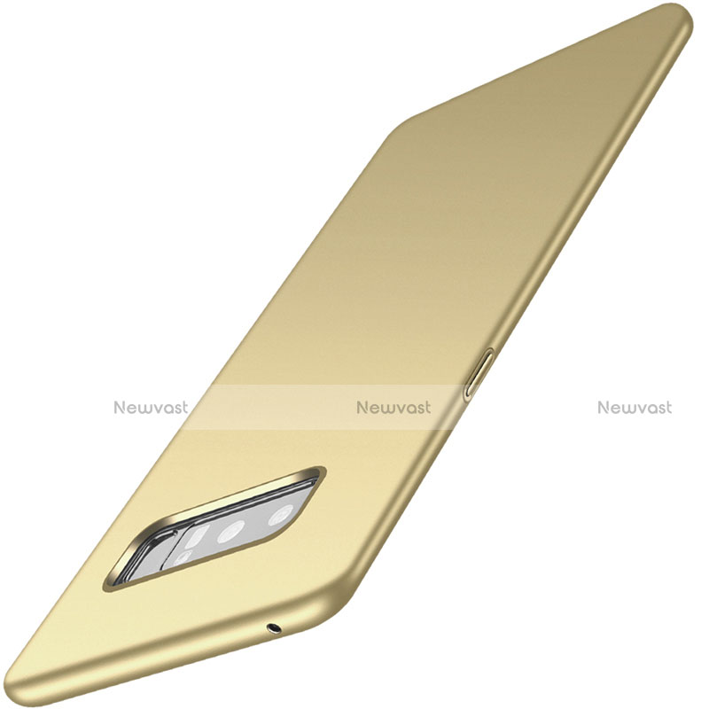 Hard Rigid Plastic Matte Finish Case Back Cover M04 for Samsung Galaxy Note 8 Duos N950F Gold