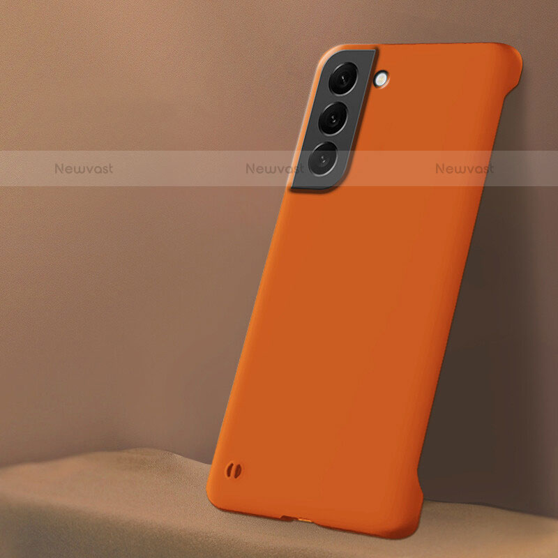 Hard Rigid Plastic Matte Finish Case Back Cover M04 for Samsung Galaxy S23 Plus 5G Orange