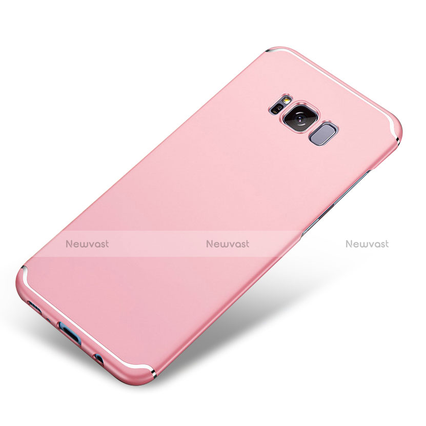 Hard Rigid Plastic Matte Finish Case Back Cover M04 for Samsung Galaxy S8 Plus Pink