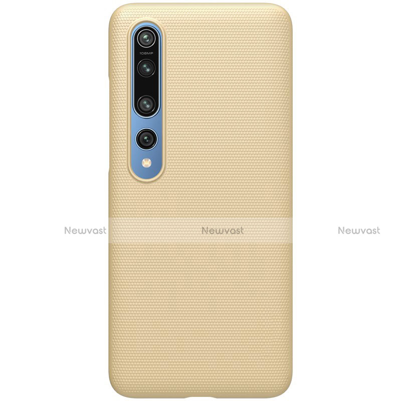 Hard Rigid Plastic Matte Finish Case Back Cover M04 for Xiaomi Mi 10 Gold