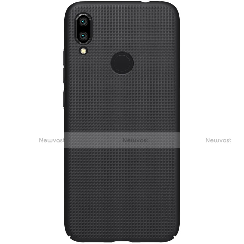 Hard Rigid Plastic Matte Finish Case Back Cover M04 for Xiaomi Redmi Note 7 Pro Black