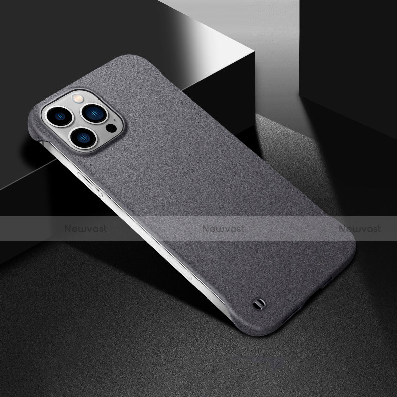 Hard Rigid Plastic Matte Finish Case Back Cover M05 for Apple iPhone 13 Pro Dark Gray