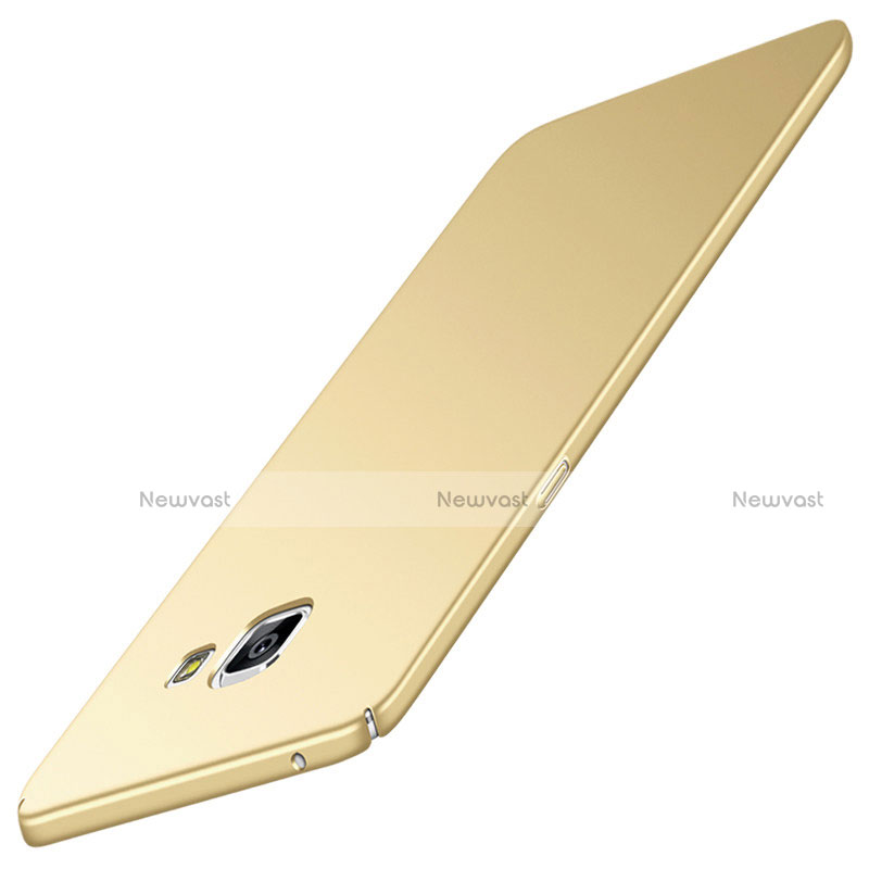 Hard Rigid Plastic Matte Finish Case Back Cover M05 for Samsung Galaxy A9 Pro (2016) SM-A9100 Gold