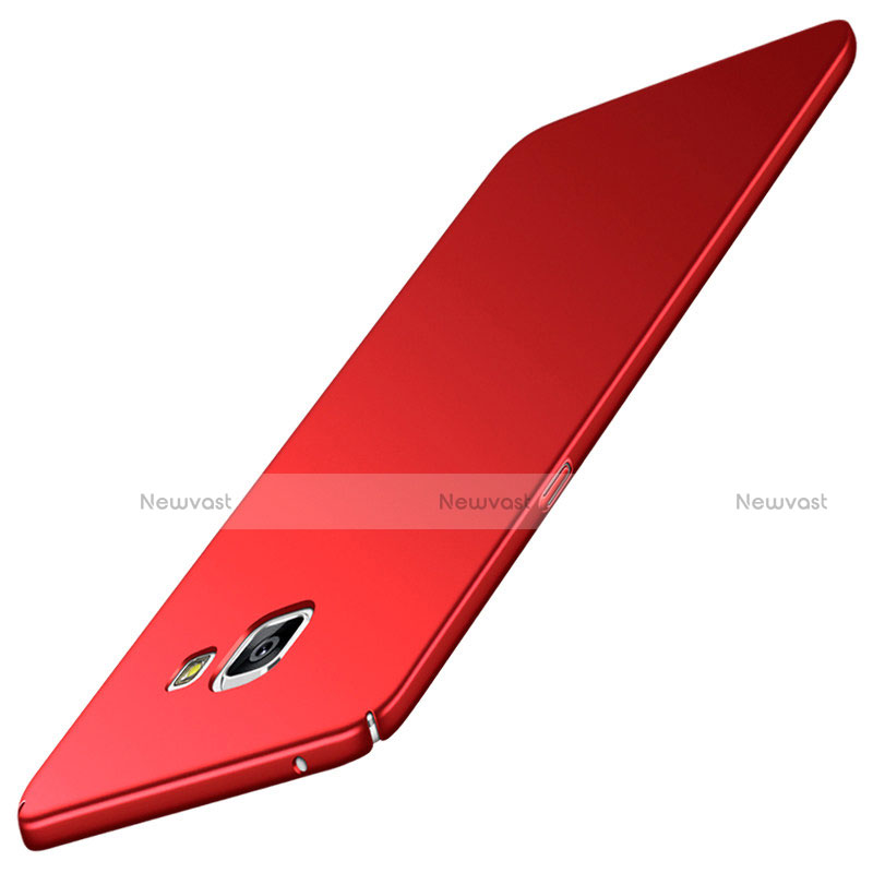 Hard Rigid Plastic Matte Finish Case Back Cover M05 for Samsung Galaxy A9 Pro (2016) SM-A9100 Red