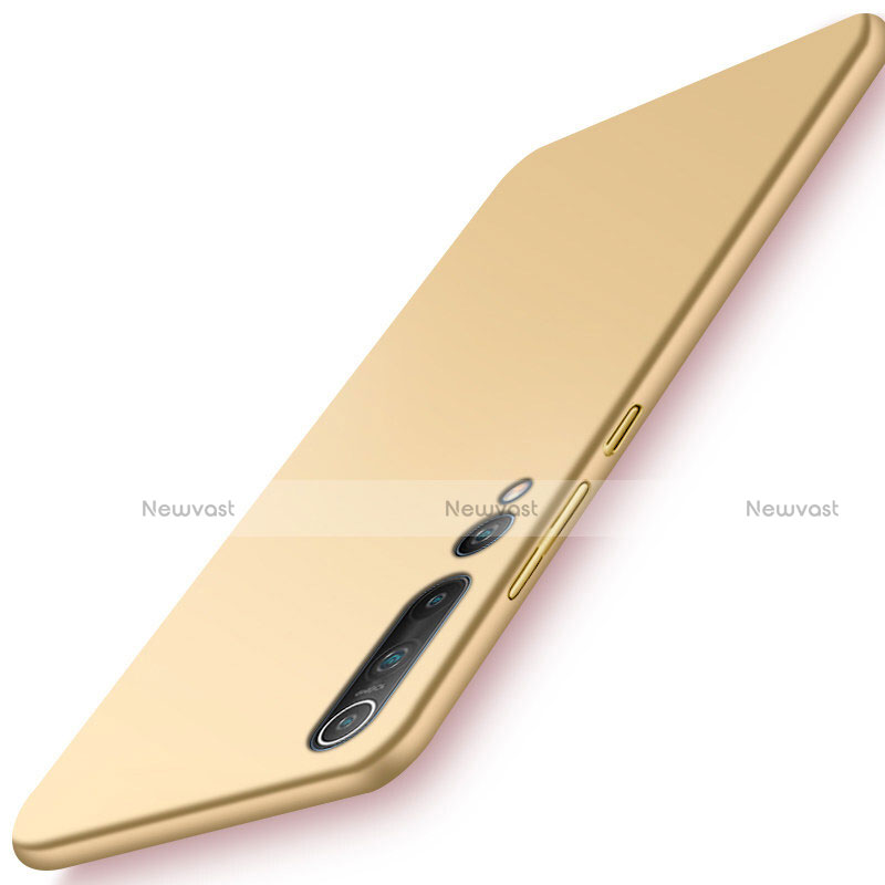 Hard Rigid Plastic Matte Finish Case Back Cover M05 for Xiaomi Mi 10 Gold