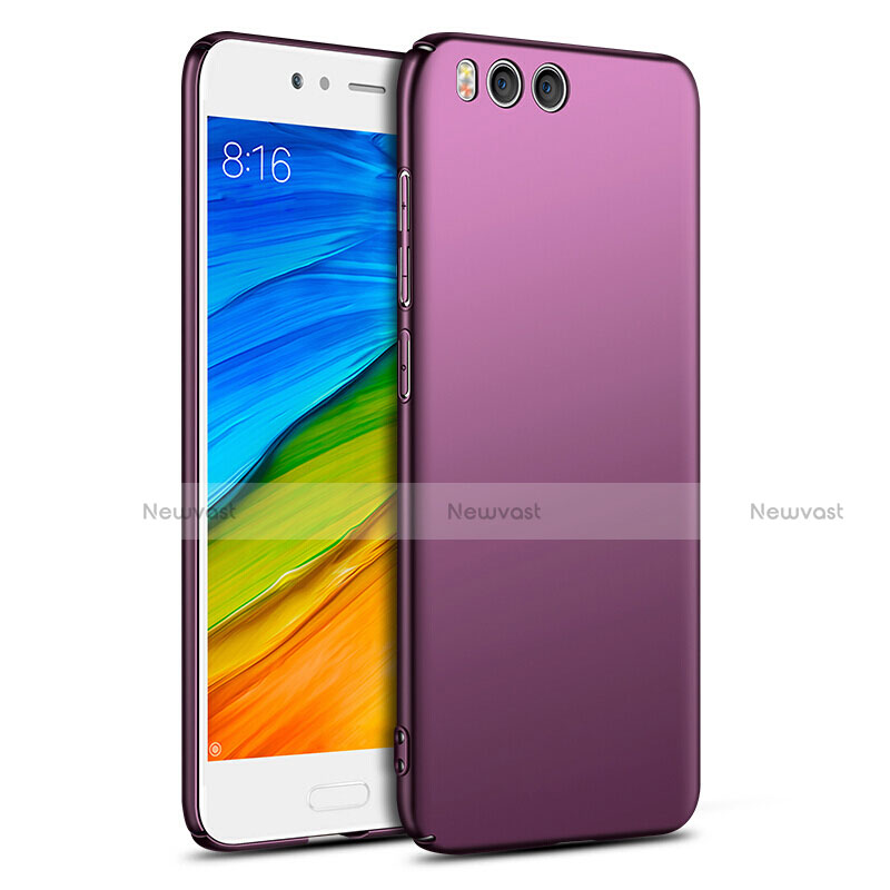 Hard Rigid Plastic Matte Finish Case Back Cover M05 for Xiaomi Mi 6 Purple