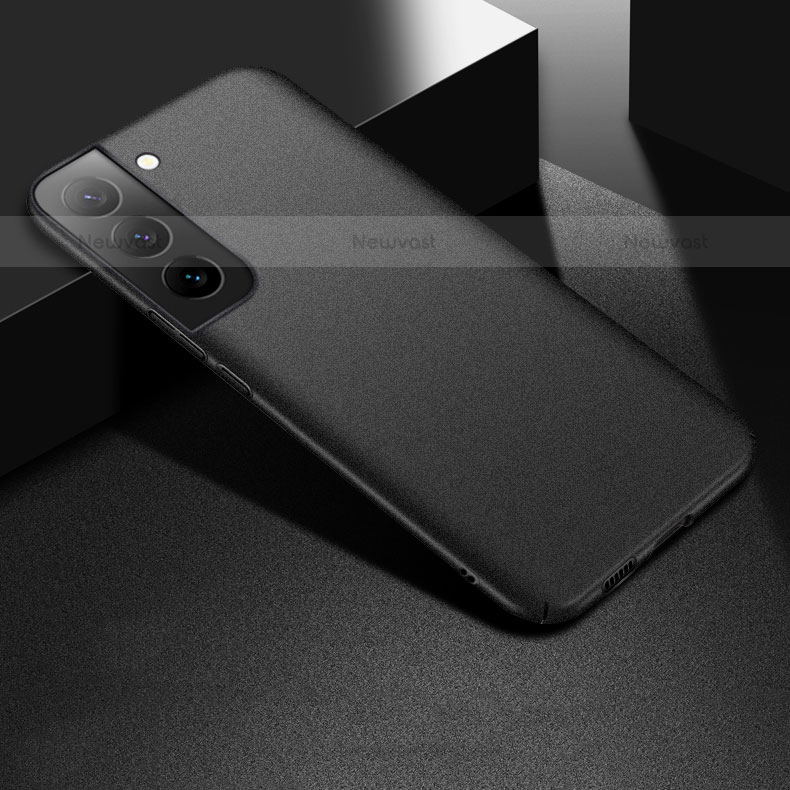 Hard Rigid Plastic Matte Finish Case Back Cover M06 for Samsung Galaxy S21 Plus 5G Black