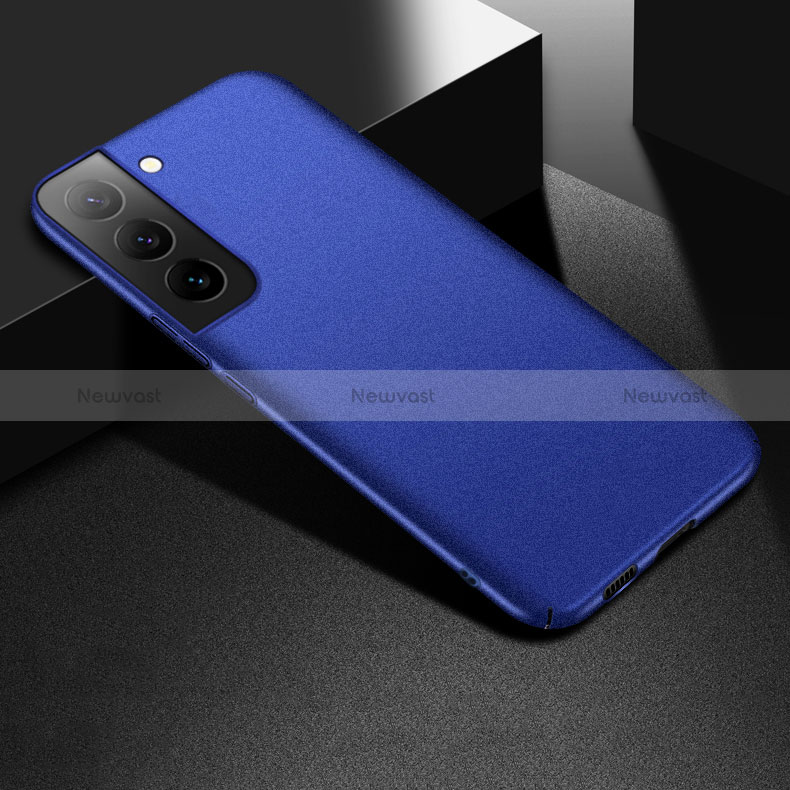 Hard Rigid Plastic Matte Finish Case Back Cover M06 for Samsung Galaxy S24 Plus 5G Blue