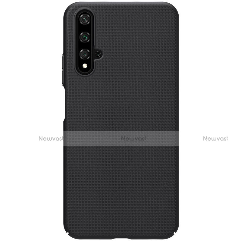 Hard Rigid Plastic Matte Finish Case Back Cover P01 for Huawei Honor 20 Black