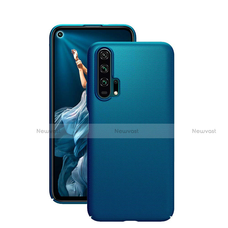 Hard Rigid Plastic Matte Finish Case Back Cover P01 for Huawei Honor 20 Pro Blue