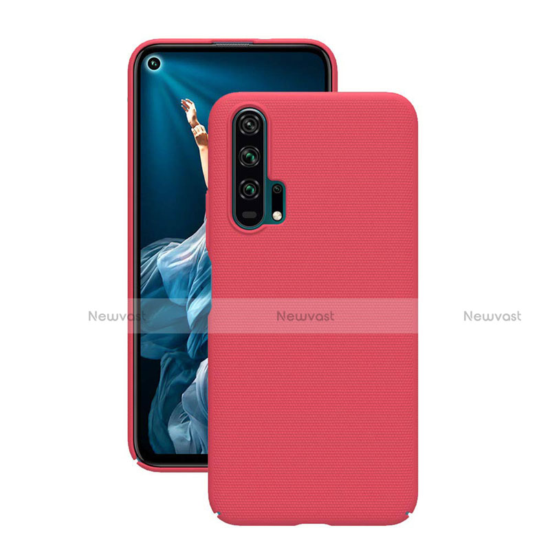 Hard Rigid Plastic Matte Finish Case Back Cover P01 for Huawei Honor 20 Pro Red