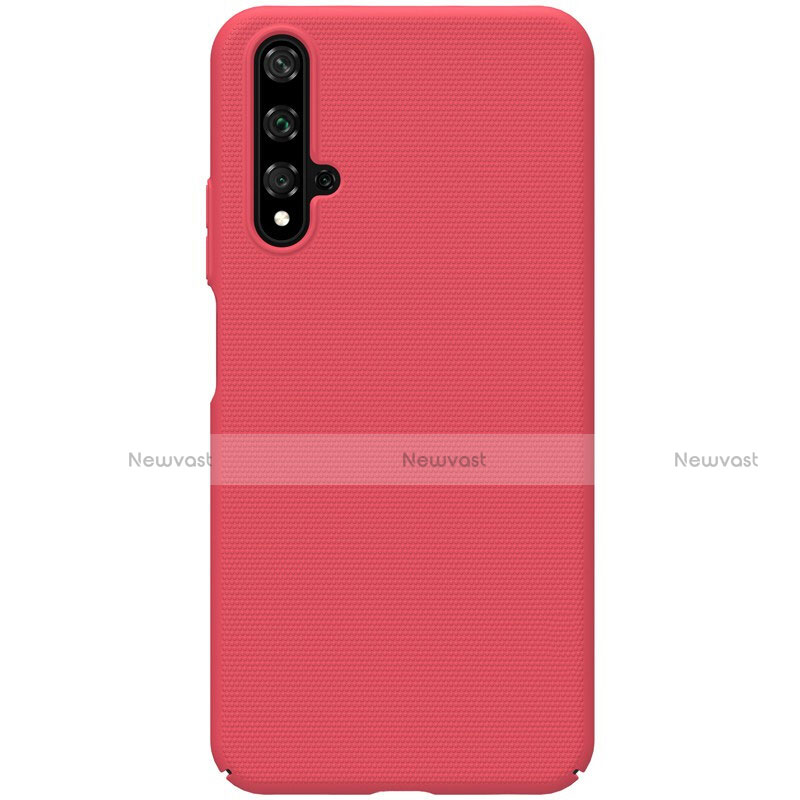 Hard Rigid Plastic Matte Finish Case Back Cover P01 for Huawei Honor 20S Red