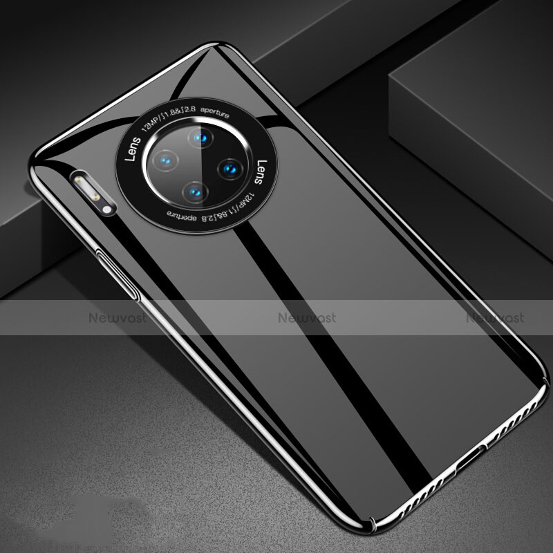 Hard Rigid Plastic Matte Finish Case Back Cover P01 for Huawei Mate 30E Pro 5G Black