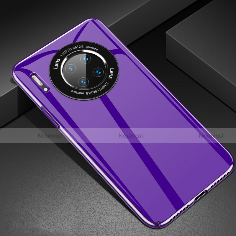 Hard Rigid Plastic Matte Finish Case Back Cover P01 for Huawei Mate 30E Pro 5G Purple