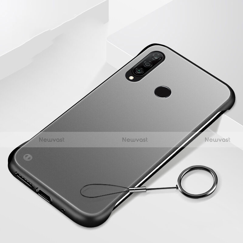 Hard Rigid Plastic Matte Finish Case Back Cover P01 for Huawei Nova 4e Black