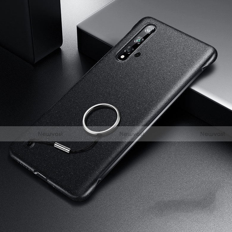 Hard Rigid Plastic Matte Finish Case Back Cover P01 for Huawei Nova 5 Black