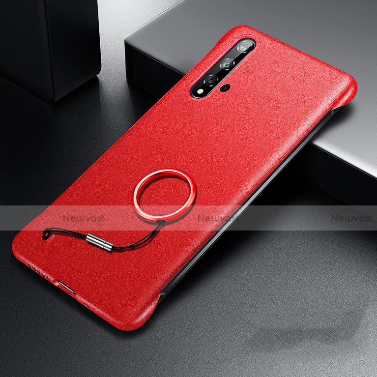 Hard Rigid Plastic Matte Finish Case Back Cover P01 for Huawei Nova 5 Red