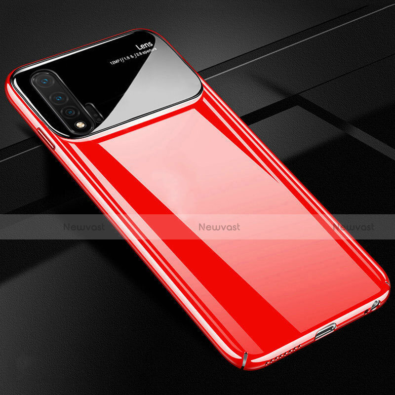 Hard Rigid Plastic Matte Finish Case Back Cover P01 for Huawei Nova 6 5G Red