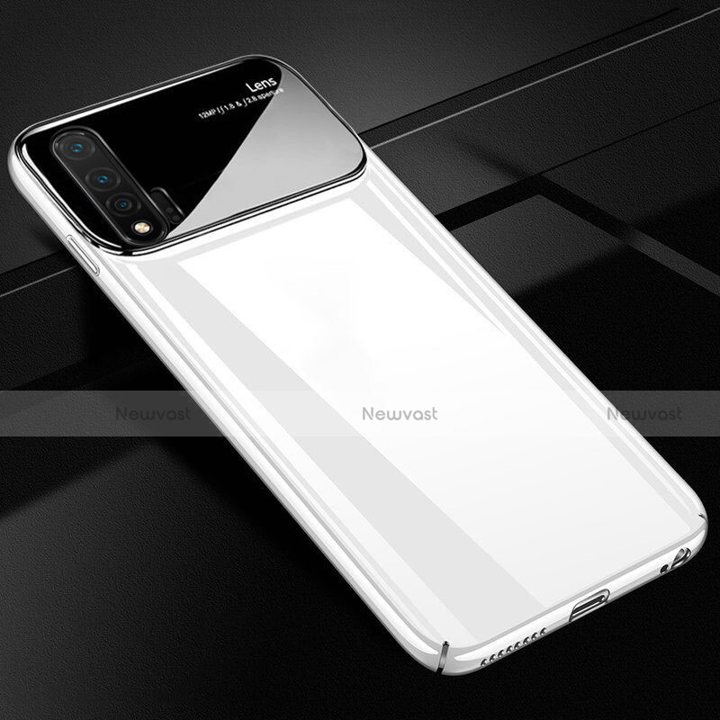 Hard Rigid Plastic Matte Finish Case Back Cover P01 for Huawei Nova 6 5G White