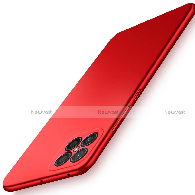 Hard Rigid Plastic Matte Finish Case Back Cover P01 for Huawei Nova 8 SE 5G Red