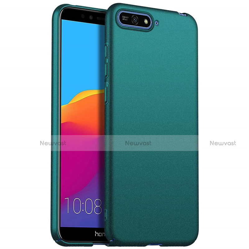 Hard Rigid Plastic Matte Finish Case Back Cover P01 for Huawei Y6 (2018) Green