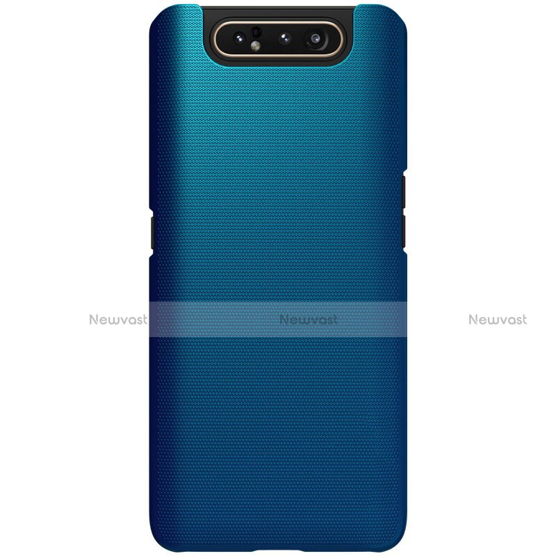 Hard Rigid Plastic Matte Finish Case Back Cover P01 for Samsung Galaxy A90 4G Blue