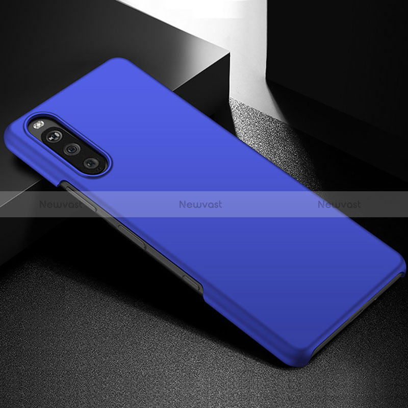 Hard Rigid Plastic Matte Finish Case Back Cover P01 for Sony Xperia 10 III Lite Blue