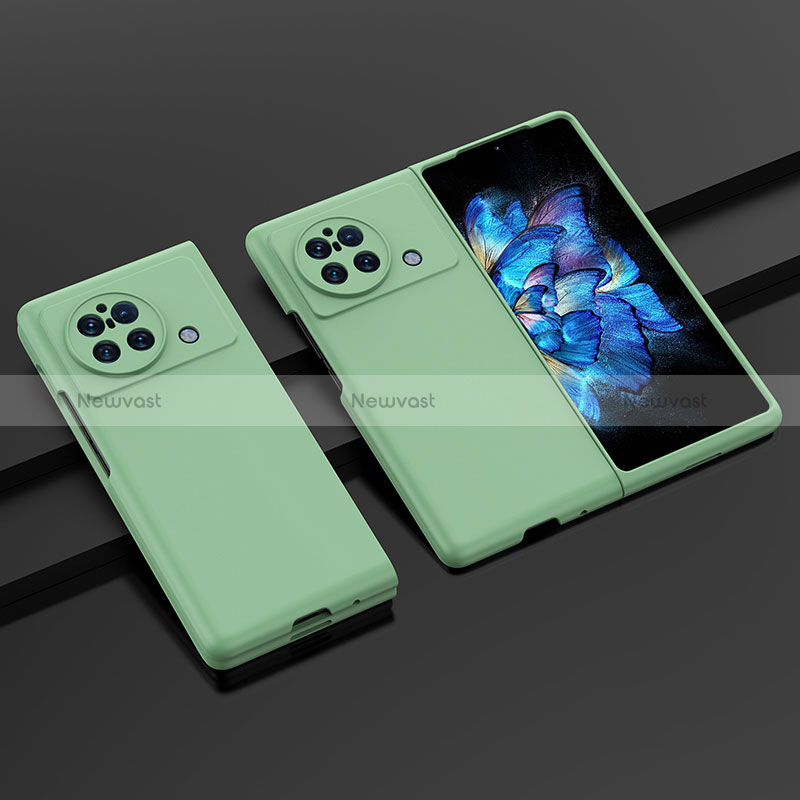 Hard Rigid Plastic Matte Finish Case Back Cover P01 for Vivo X Fold Plus Matcha Green