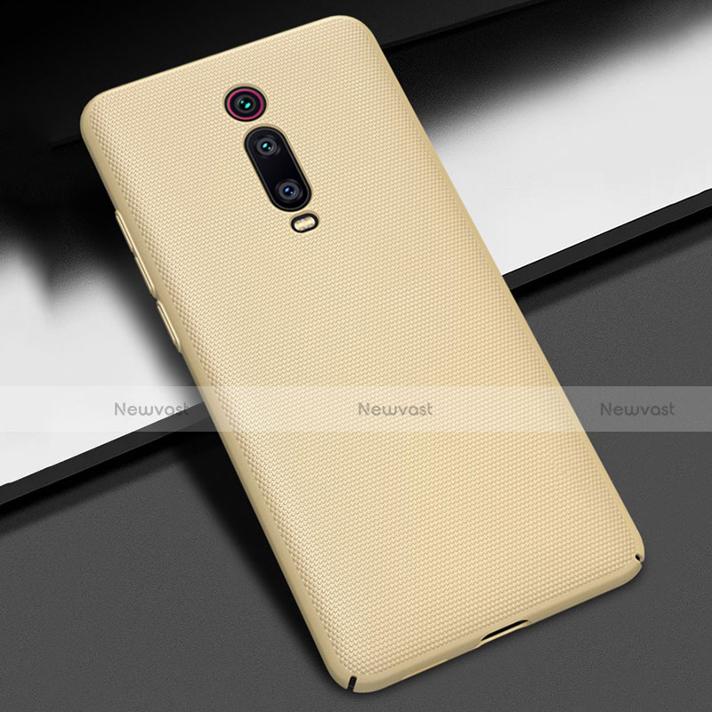 Hard Rigid Plastic Matte Finish Case Back Cover P01 for Xiaomi Mi 9T Pro Gold