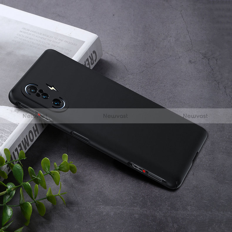 Hard Rigid Plastic Matte Finish Case Back Cover P01 for Xiaomi Poco F3 GT 5G Black